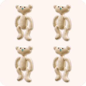 Bear Alpha Plush 4PCS